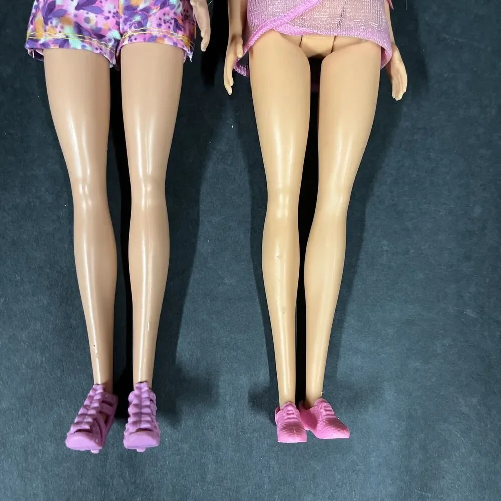 Lot Of 8 Mattel Fashion Barbie Dolls in‎ Various Styles Outfits & Shoes 2015